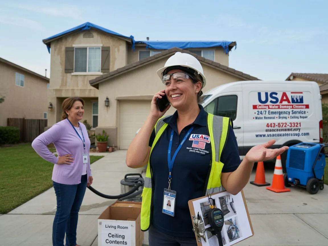 Ceiling Water Damage Restoration Noble, IL FAQs